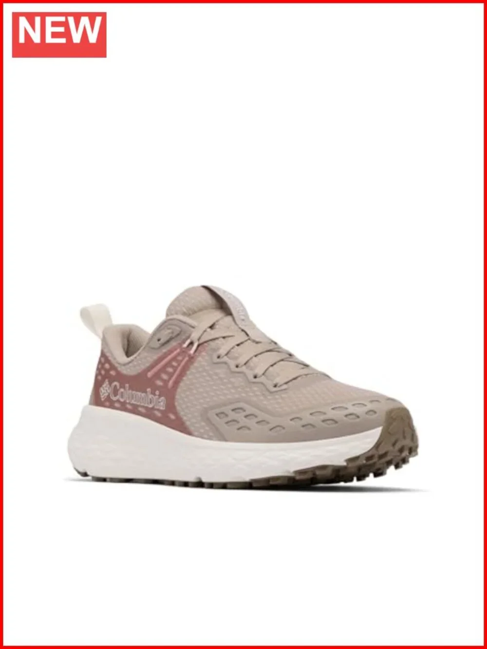 Women's Hiking Shoes - Techlite+ Cushioning, Rubber Sole, Pull-On Closure